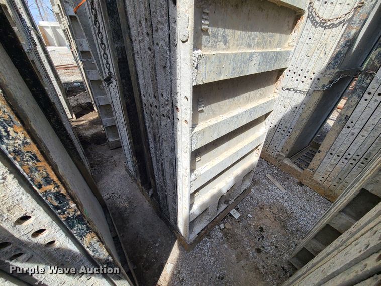 image for item DM4931 Approximately 128 Badger aluminum concrete forms