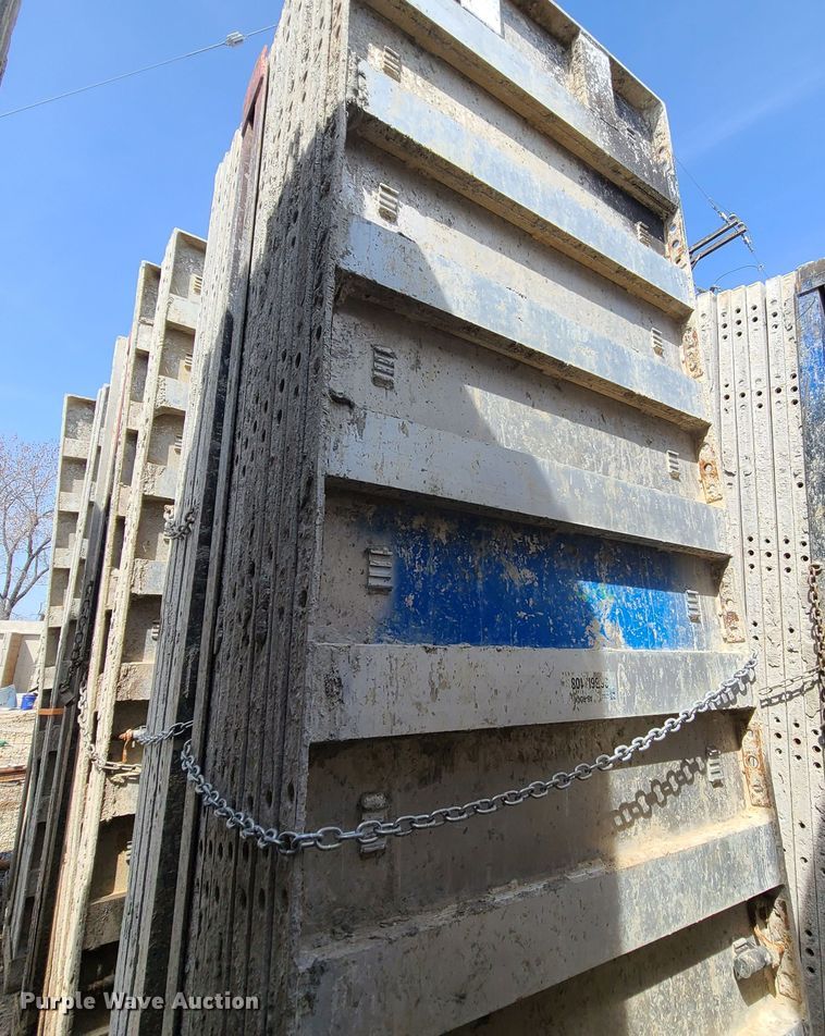 image for item DM4931 Approximately 128 Badger aluminum concrete forms