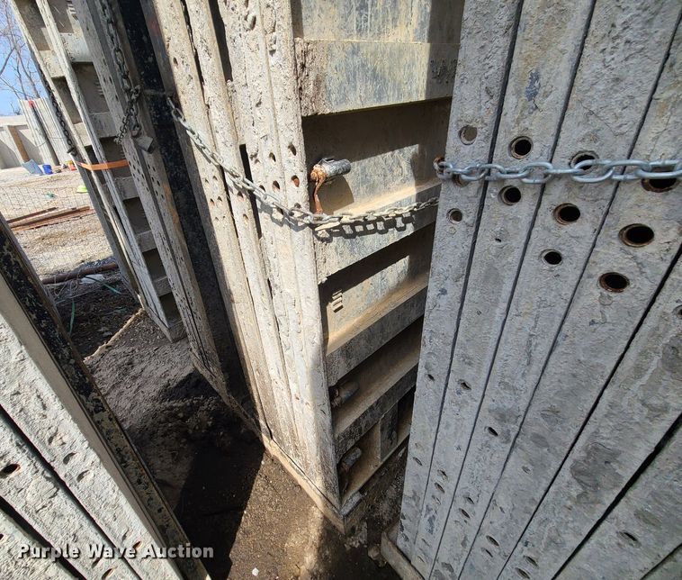 image for item DM4931 Approximately 128 Badger aluminum concrete forms