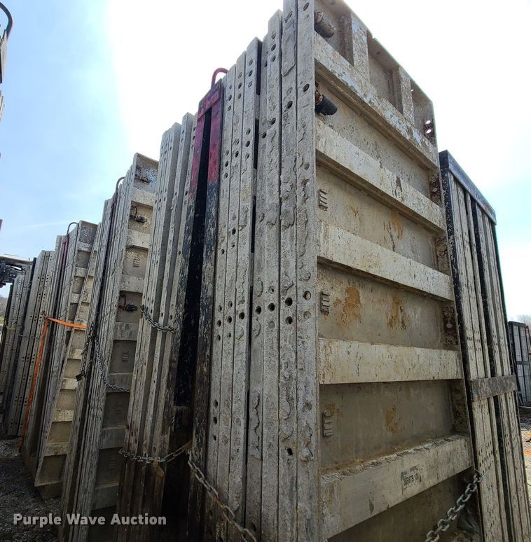 image for item DM4931 Approximately 128 Badger aluminum concrete forms