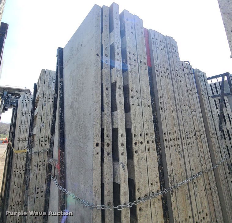image for item DM4931 Approximately 128 Badger aluminum concrete forms