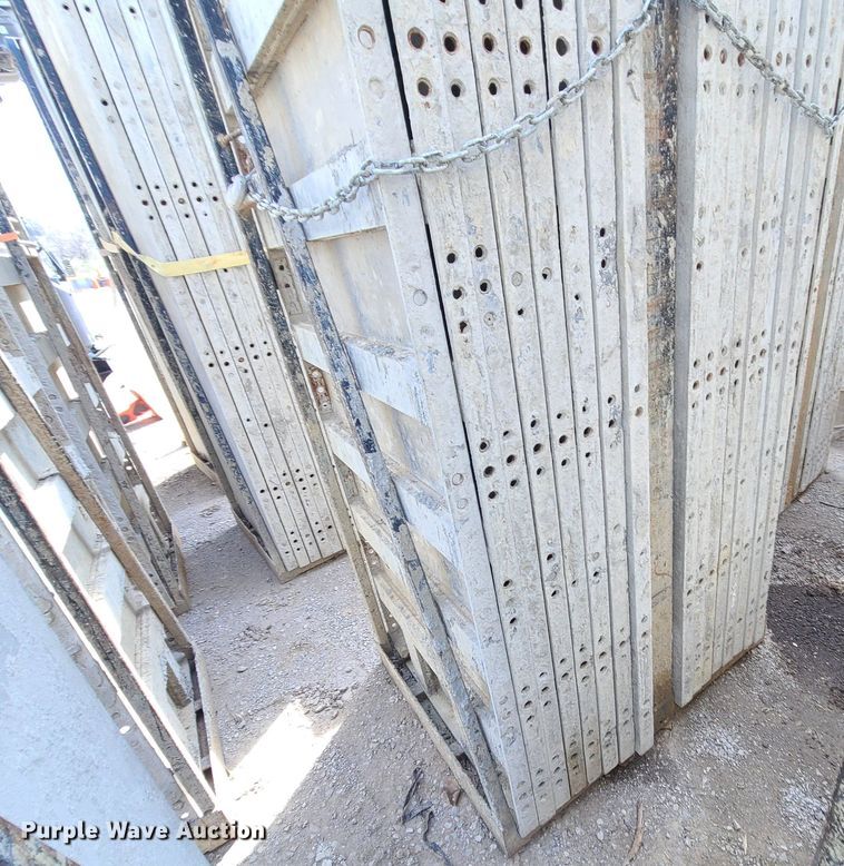 image for item DM4931 Approximately 128 Badger aluminum concrete forms