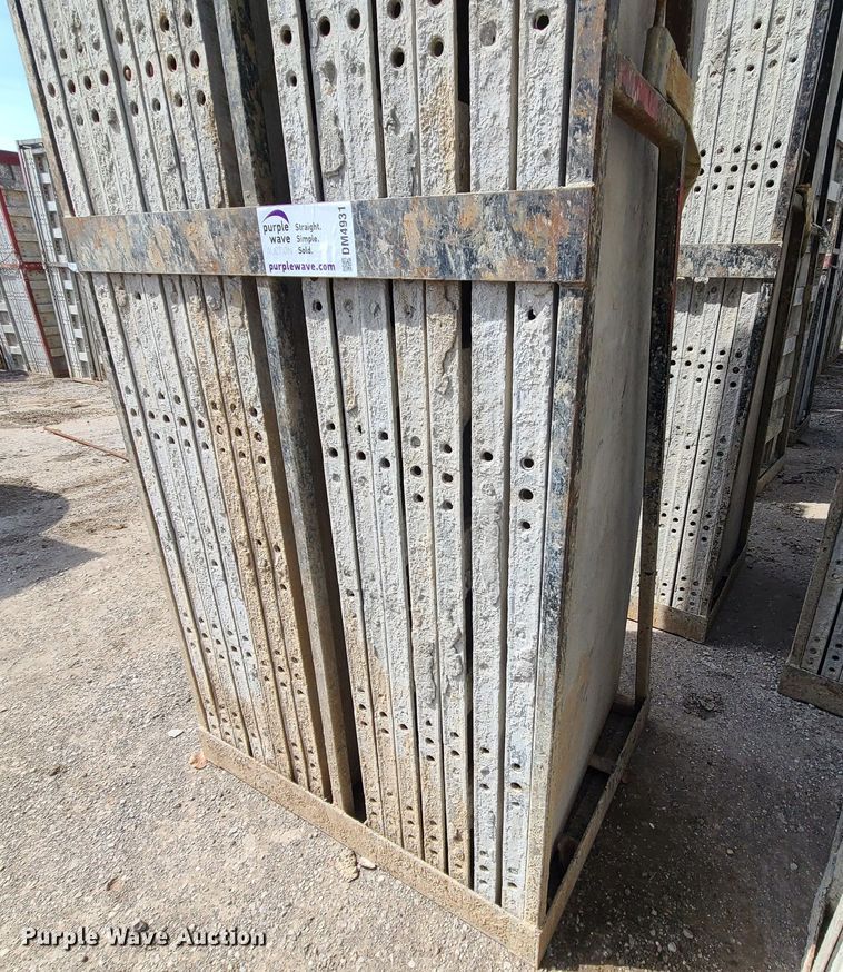 image for item DM4931 Approximately 128 Badger aluminum concrete forms