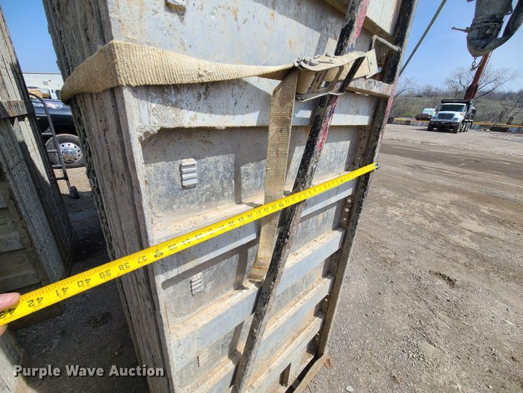 image for item DM4931 Approximately 128 Badger aluminum concrete forms