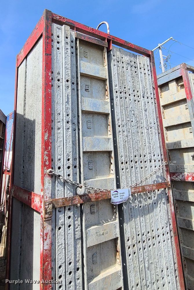 image for item DM4937 (3) cages of Badger aluminum concrete forms