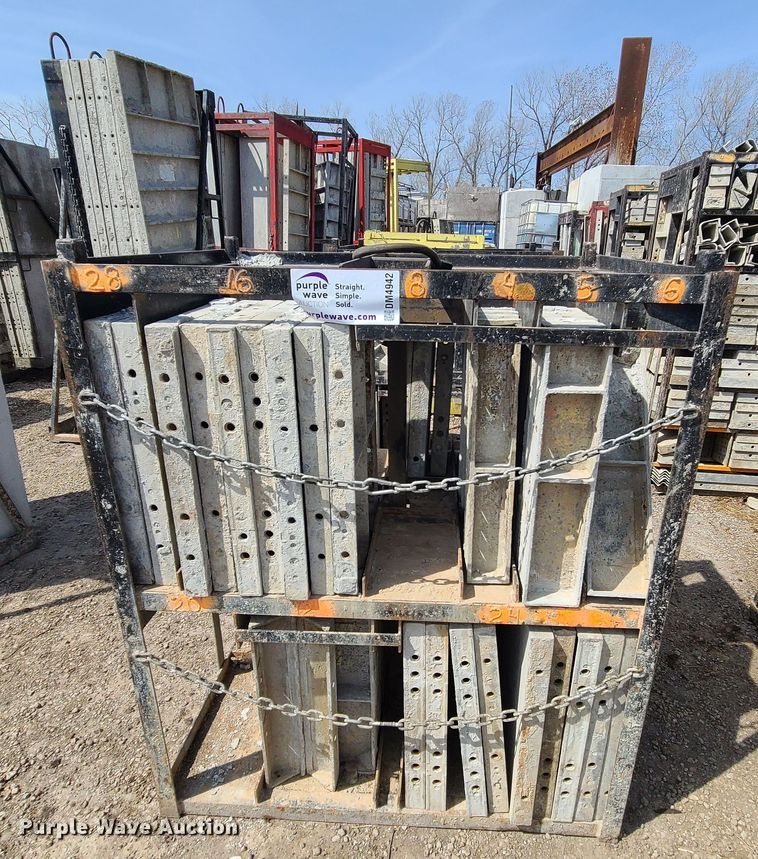 image for item DM4942 (4) cages of Badger aluminum concrete forms
