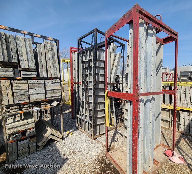 image for item DM4943 (6) cages of Badger aluminum concrete forms