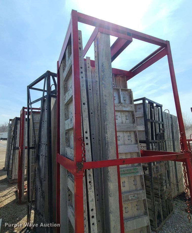 image for item DM4943 (6) cages of Badger aluminum concrete forms