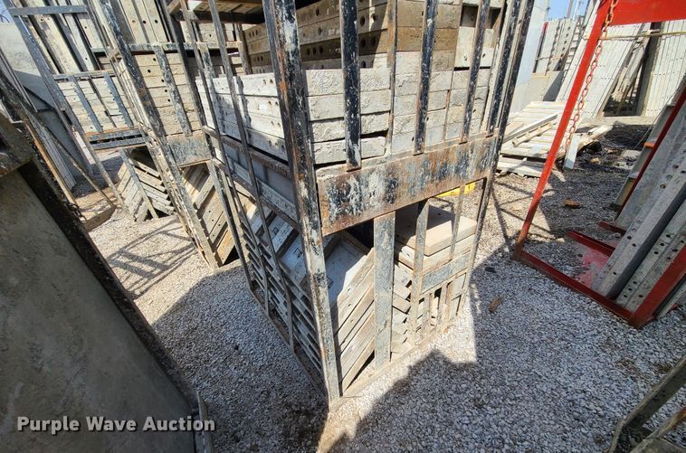 image for item DM4944 (4) cages of Badger aluminum concrete forms
