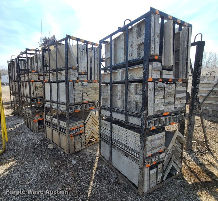 image for item DM4944 (4) cages of Badger aluminum concrete forms