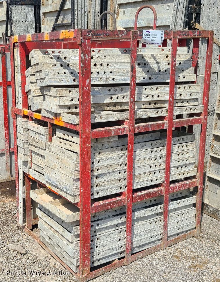 image for item DM4946 (4) cages of Badger aluminum concrete forms