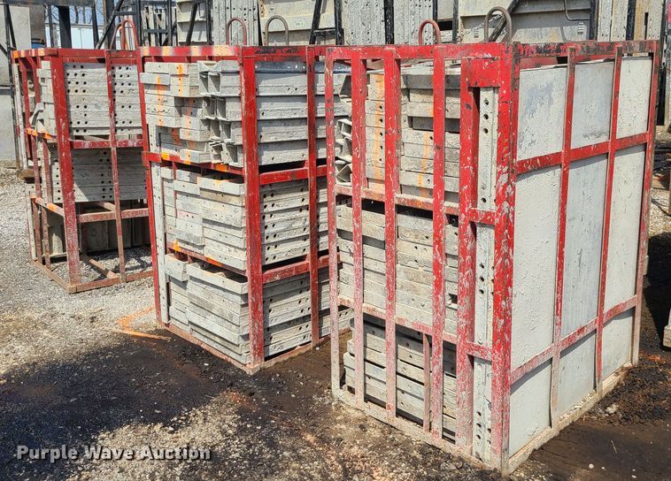 image for item DM4946 (4) cages of Badger aluminum concrete forms