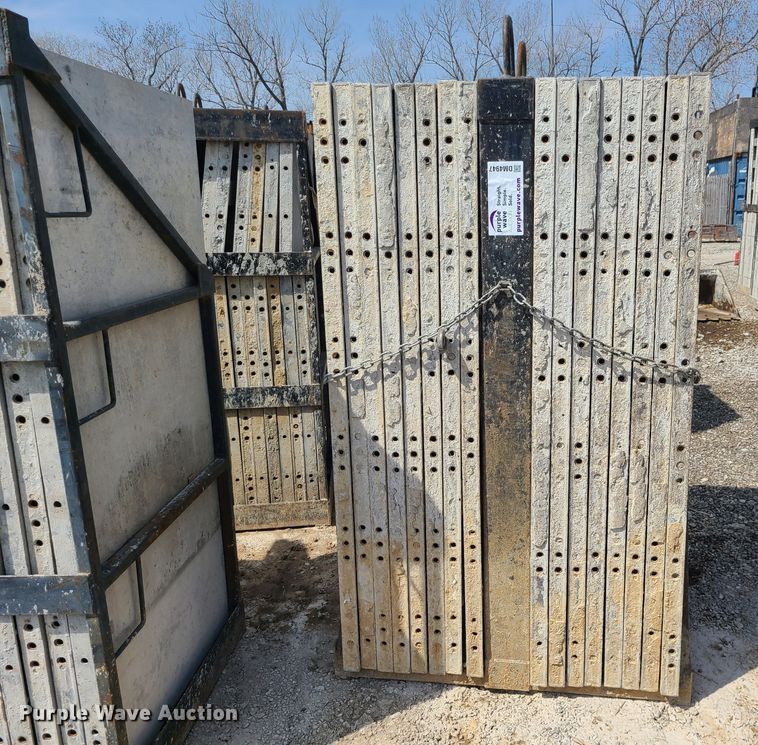 image for item DM4947 Approximately 96 Badger aluminum concrete forms