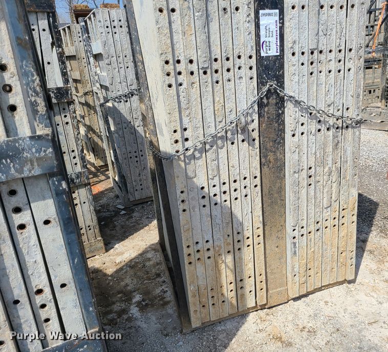 image for item DM4947 Approximately 96 Badger aluminum concrete forms