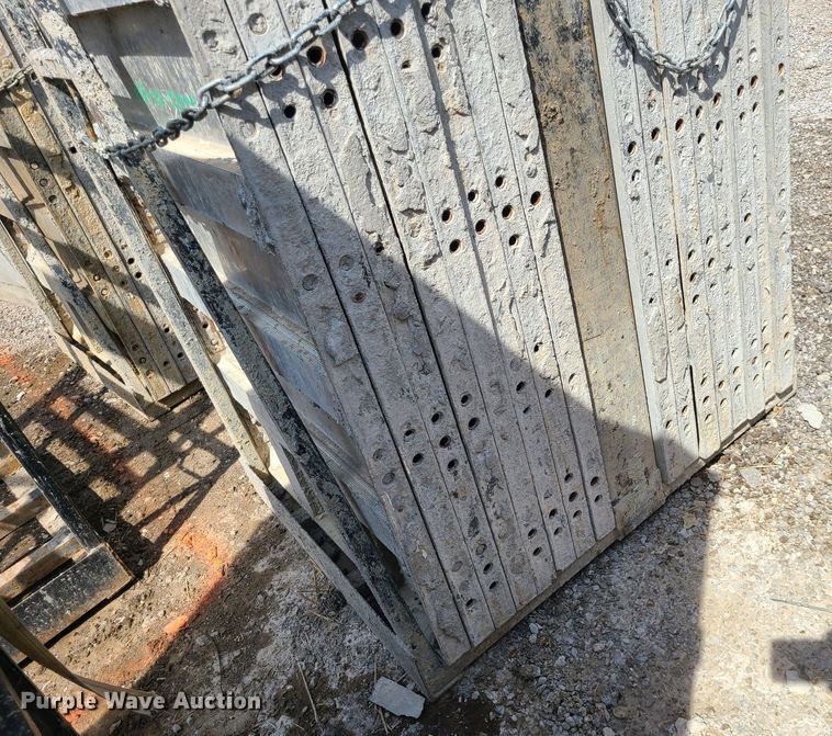 image for item DM4947 Approximately 96 Badger aluminum concrete forms