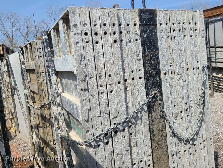image for item DM4947 Approximately 96 Badger aluminum concrete forms