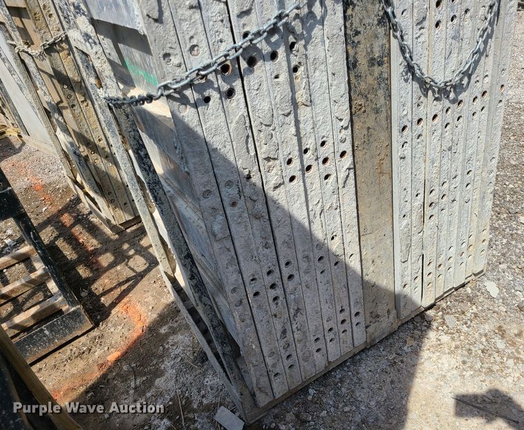 image for item DM4947 Approximately 96 Badger aluminum concrete forms