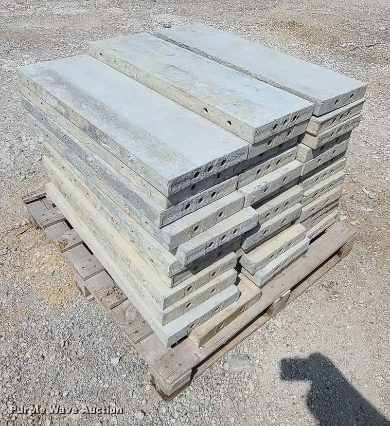 image for item DM4947 Approximately 96 Badger aluminum concrete forms