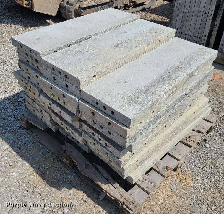image for item DM4947 Approximately 96 Badger aluminum concrete forms
