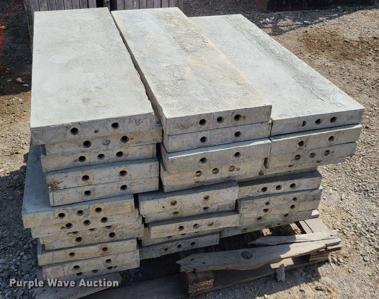image for item DM4947 Approximately 96 Badger aluminum concrete forms