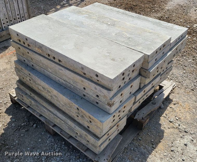 image for item DM4947 Approximately 96 Badger aluminum concrete forms