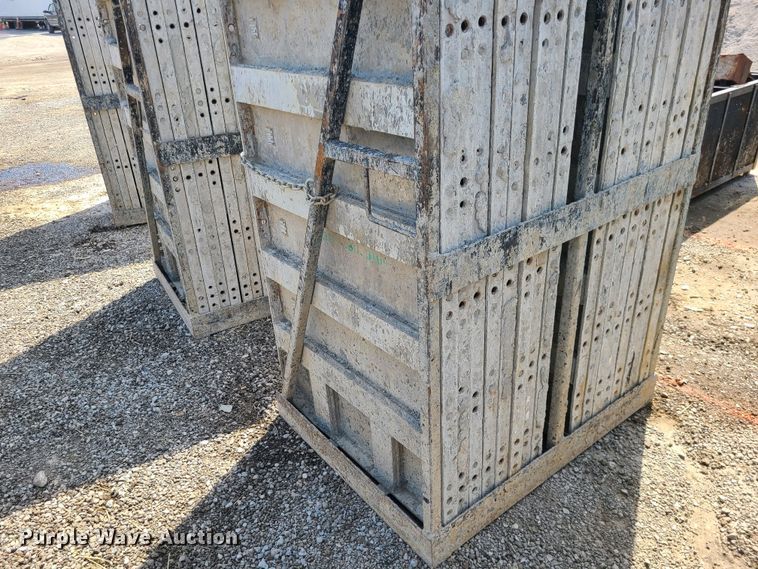 image for item DM4947 Approximately 96 Badger aluminum concrete forms