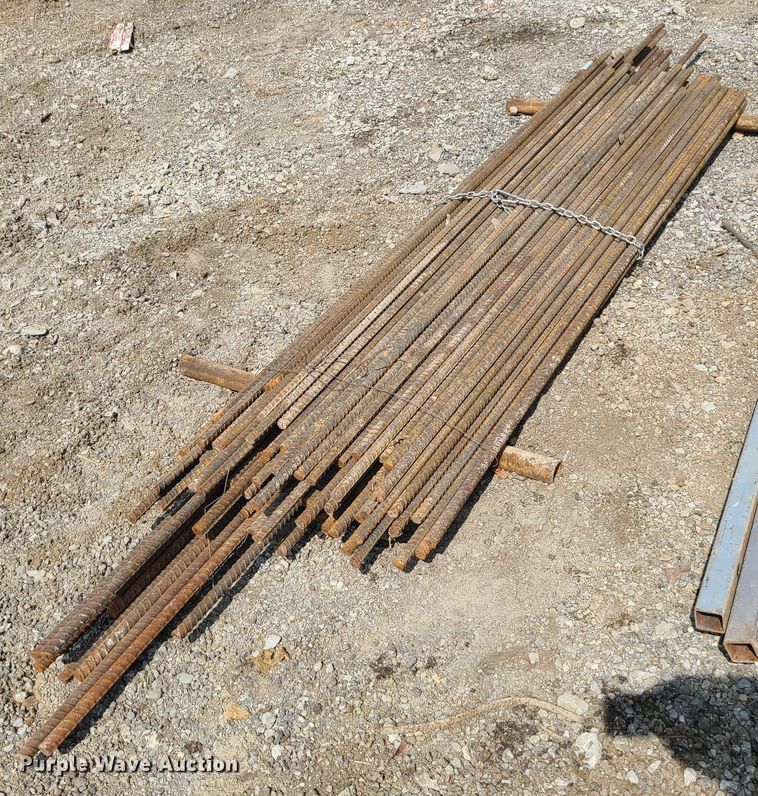 image for item DM4954 Approximately 75 pieces of rebar
