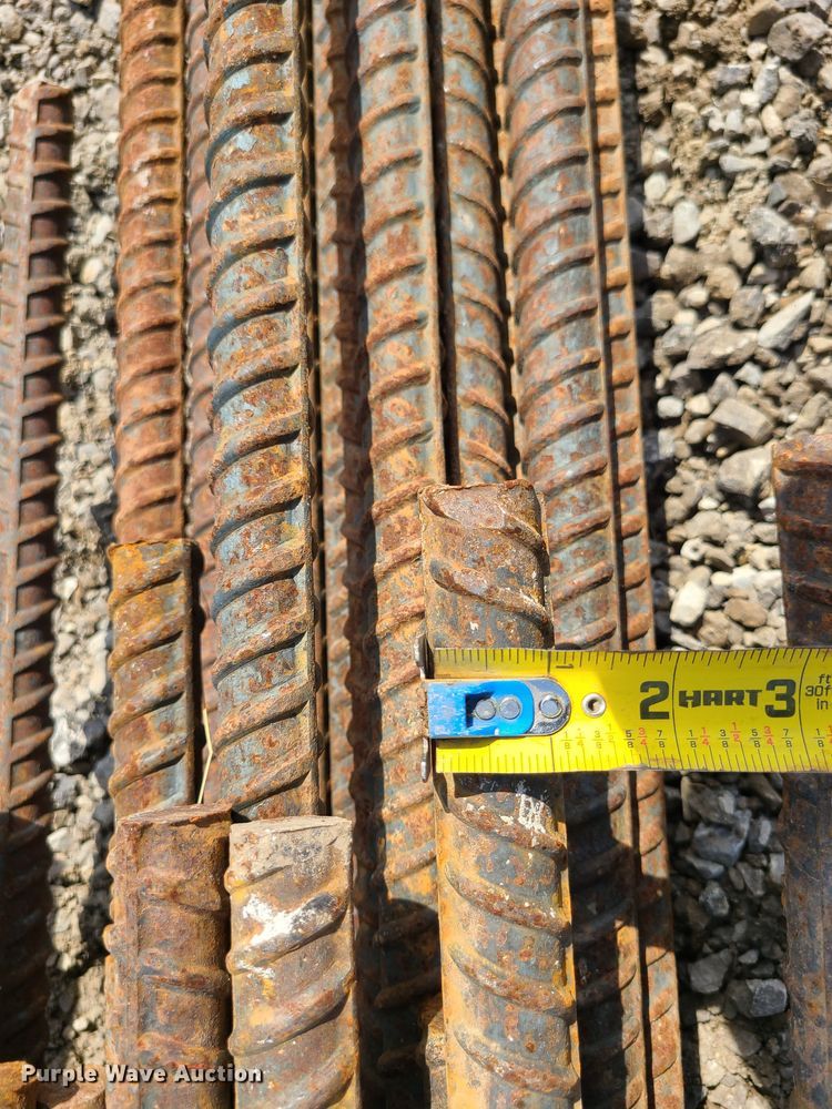 image for item DM4954 Approximately 75 pieces of rebar