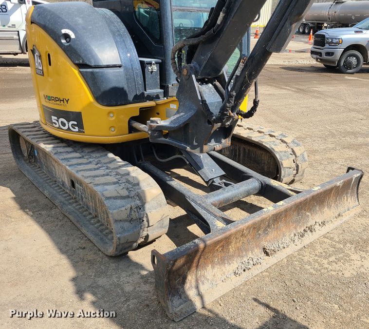 image for item DM4958 2019 John Deere 50G  mini excavator