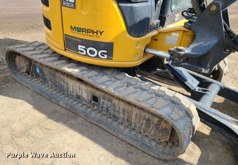 image for item DM4958 2019 John Deere 50G  mini excavator