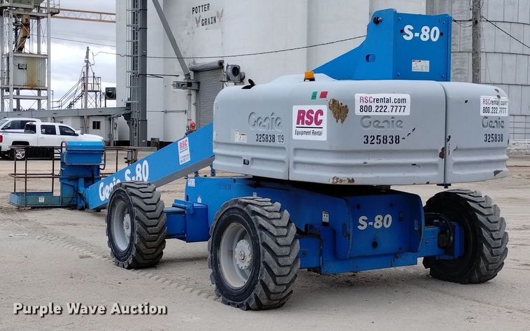 image for item DN6355 2000 Genie S-80  boom lift