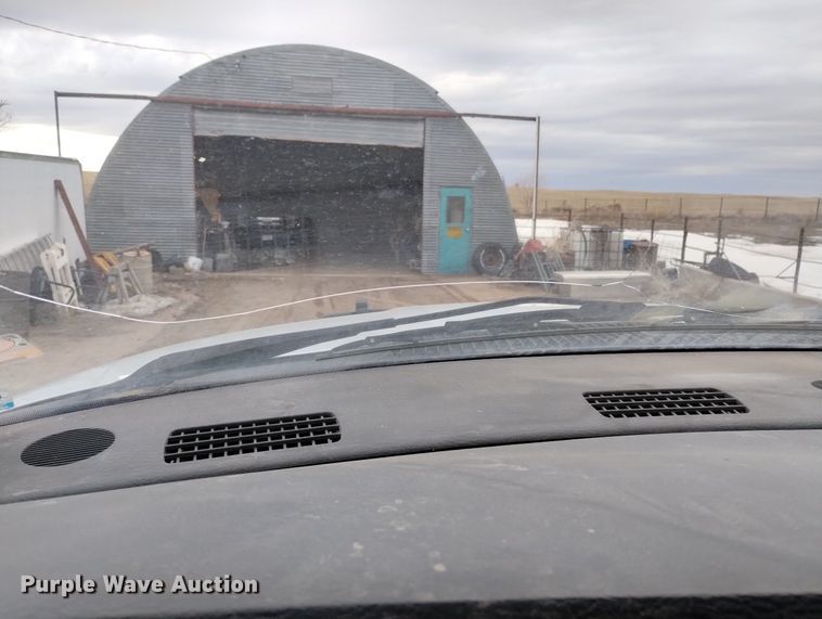 image for item DN6357 2003 Dodge Ram 3500  Quad Cab utility bed pickup truck