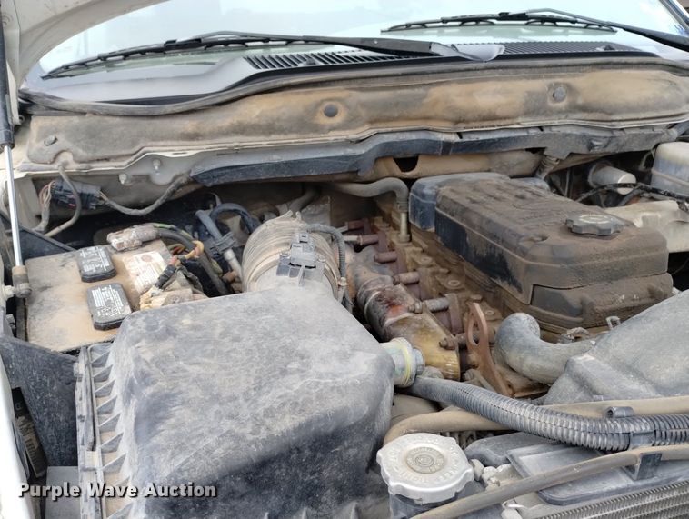 image for item DN6357 2003 Dodge Ram 3500  Quad Cab utility bed pickup truck