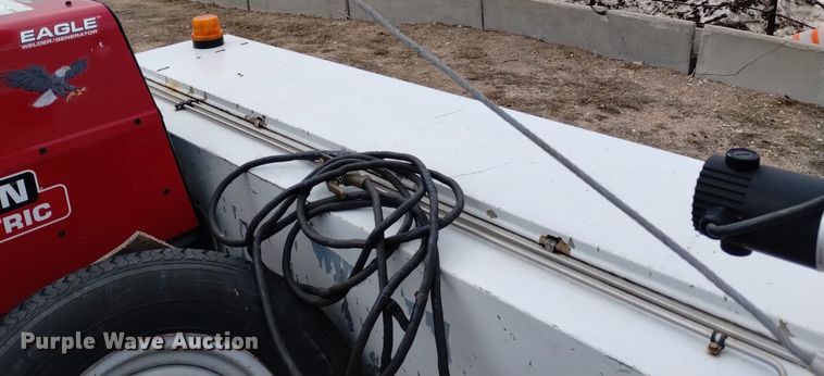 image for item DN6357 2003 Dodge Ram 3500  Quad Cab utility bed pickup truck