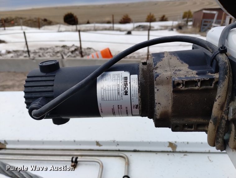 image for item DN6357 2003 Dodge Ram 3500  Quad Cab utility bed pickup truck