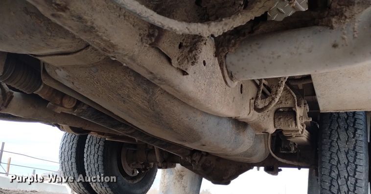 image for item DN6357 2003 Dodge Ram 3500  Quad Cab utility bed pickup truck