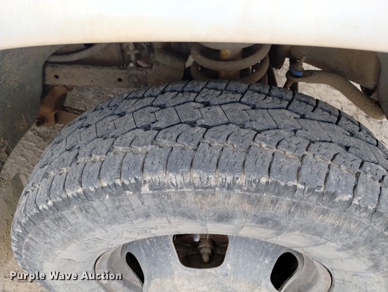 image for item DN6357 2003 Dodge Ram 3500  Quad Cab utility bed pickup truck