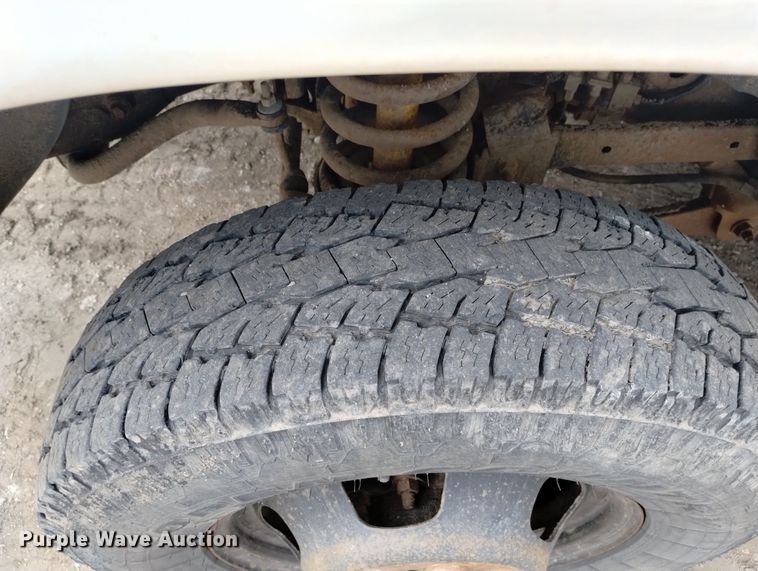 image for item DN6357 2003 Dodge Ram 3500  Quad Cab utility bed pickup truck