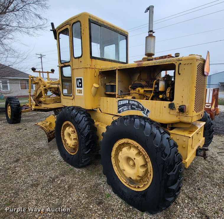 image for item DO3621 1968 Caterpillar 120  rigid frame motor grader