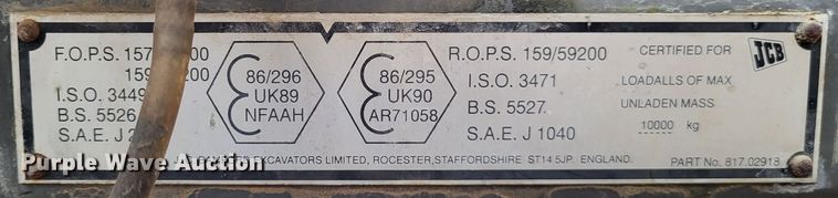 image for item DO3622 1993 JCB 506B  telehandler