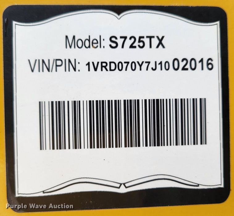 image for item DO3623 2018 Vermeer S725TX  compact utility loader