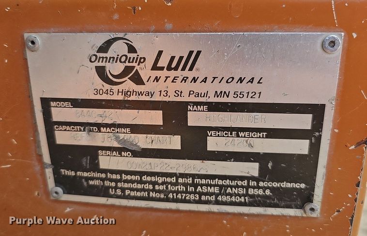 image for item DO4245 Lull 844C-42  telehandler