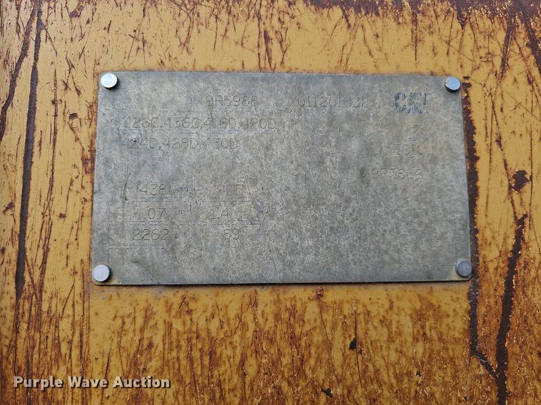 image for item DO4249 2002 Caterpillar 430D  backhoe