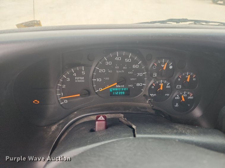 image for item DQ5374 2003 Chevrolet C4500  dump flatbed truck