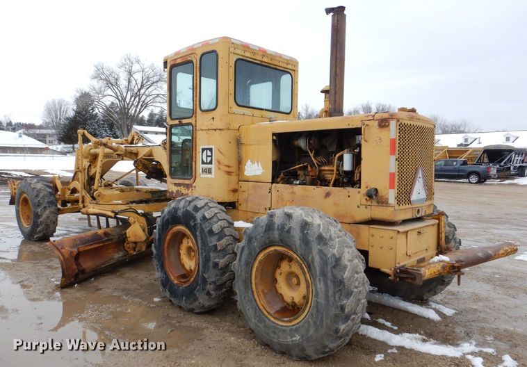 image for item DR4520 1969 Caterpillar 14E  rigid frame motor grader