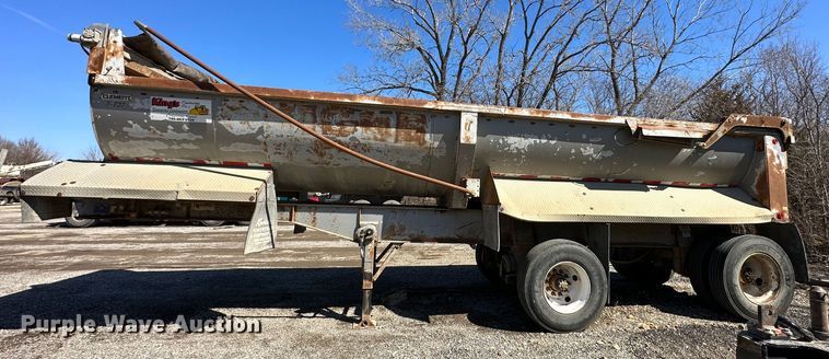 image for item DR5003 2003 Clement  end dump trailer