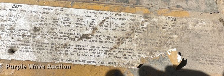 image for item DR5028 1998 GMC C7500  oil distributor truck