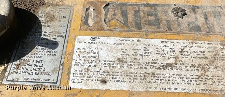 image for item DR5028 1998 GMC C7500  oil distributor truck