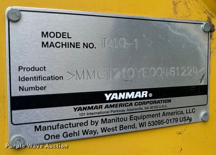 image for item DR5031 Yanmar T210  tracked skid steer loader