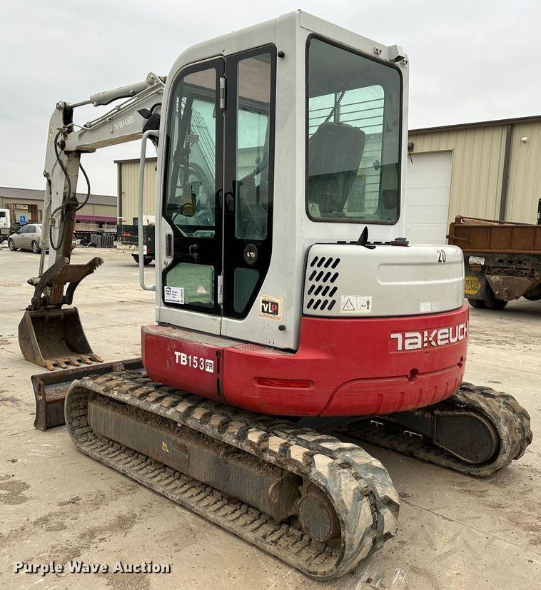image for item DR5035 2007 Takeuchi TB153FR  mini excavator